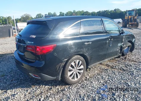 2016 Acura Mdx Technology Acurawatch Plus Packages/Technology Package из США, поврежденный, VIN 5FRYD3H42GB002942